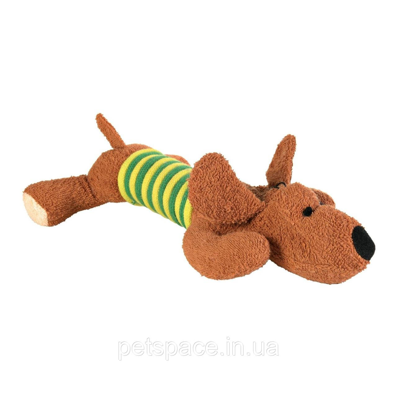Іграшка для собак Trixie (Тріксі) Собака з пискавкою 28см.
