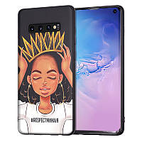 Чохол силіконовий для Samsung Galaxy S10, дівчина з короною, XIX