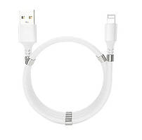 Магнітний USB-кабель для заряджання MagLink 7612 Lightning