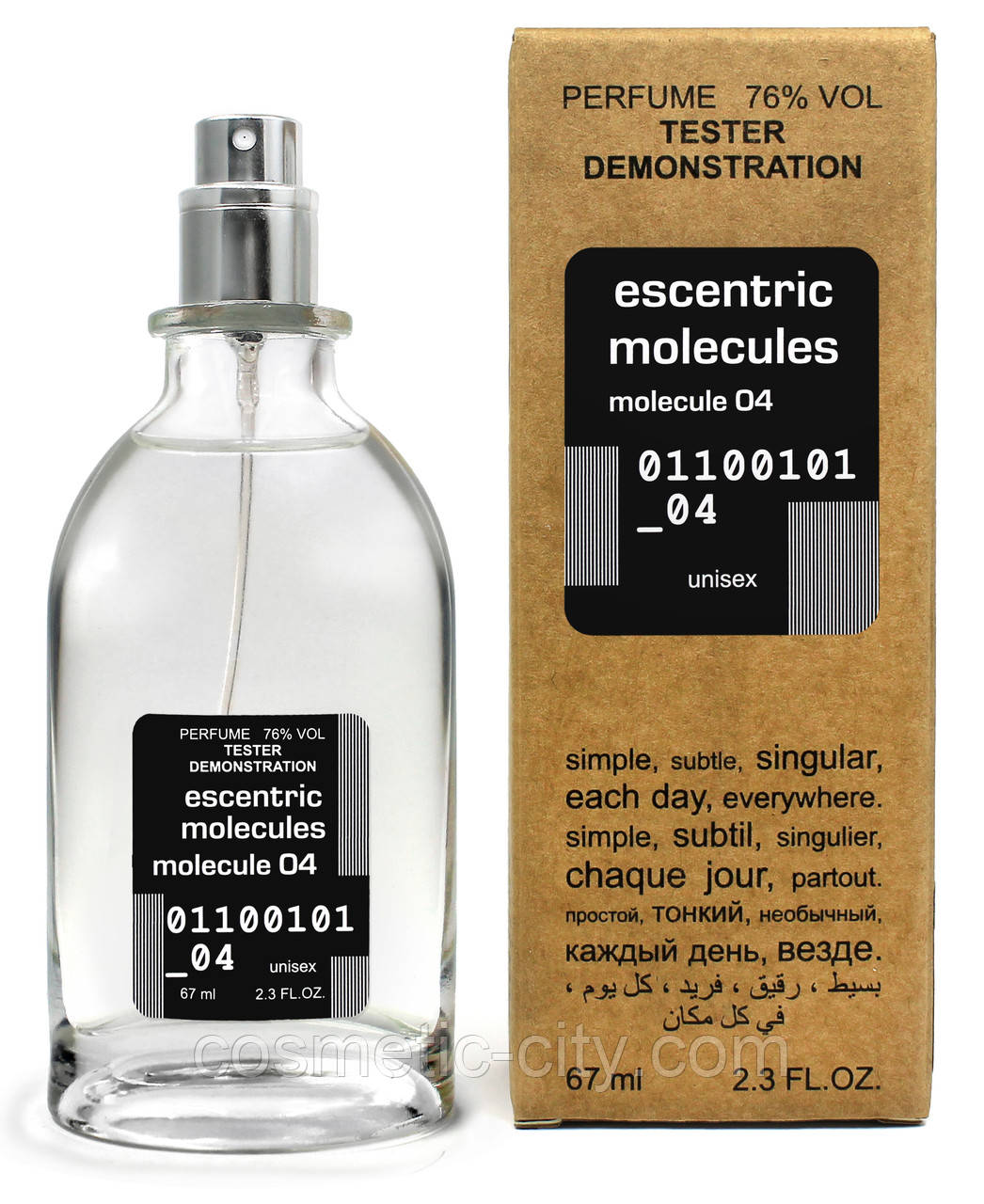 Тестер унісекс Escentric Molecules 04, 67 мл, фото 1
