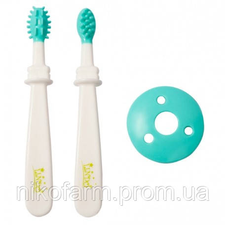Щітки для зубів і ясен Lindo Pk 072 2 шт. зелений