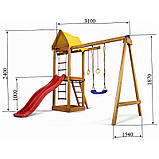 Ігровий вуличний комплекс дитяча Вежа-18, фото 5