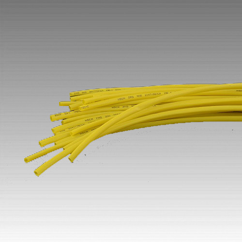 Термоусмоктувана трубка 6 мм жовтий (пак 1 м·30 шт.), фото 1