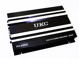 Автомобільний підсилювач звуку UKC CAR AMP 5800 4-канальний