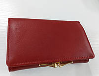 Жіночий гаманець Balisa C7601 червоний Жіночий гаманець з штучної шкіри закривається на магніт, фото 3