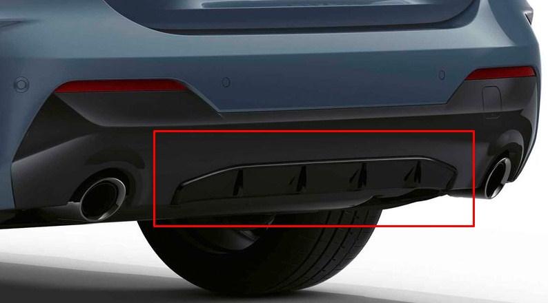 Задній дифузор M Performance для BMW G22 4-серія, 51128078907