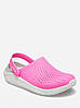 Сабо Crocs Literide Clog 44 р 28.4-29 см Світло рожеві 204592-6QV-M11/W13 Electric Pink/White, фото 2