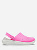 Сабо Crocs Literide Clog 44 р 28.4-29 см Світло рожеві 204592-6QV-M11/W13 Electric Pink/White, фото 3