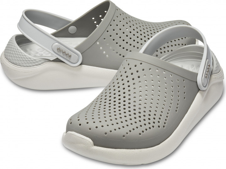 Сабо Crocs Literide Clog 37 р 23.2-24 см Світло сірі 204592-06J-M5/W7 Grey, фото 1