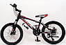 Велосипед дитячий на алюмінієвій рамі Sigma Blast S300-20" зріст 130-150 см вік 7 до 11 років чорно-червоний, фото 3