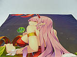 90х50 см 370грн ZERO TWO Зеро Ту Полотенце пляжное аниме принт Darling in the FranХХ Милый во Франксе махровое, фото 4