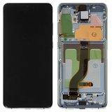 Модуль для Samsung Galaxy S20 Plus, Samsung G986 синій, з рамкою "Original"