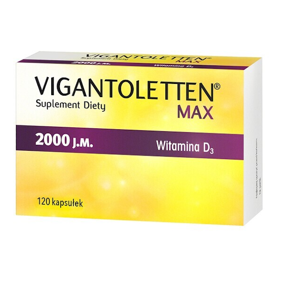 Vigantoletten Max 2000 Вітамін Д3, 120 капсул