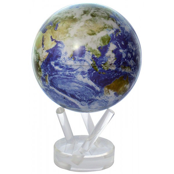 Гіро-глобус Solar Globe «Земля в хмарах» Ø 11,4 см (обертається від будь-якого джерела світла)