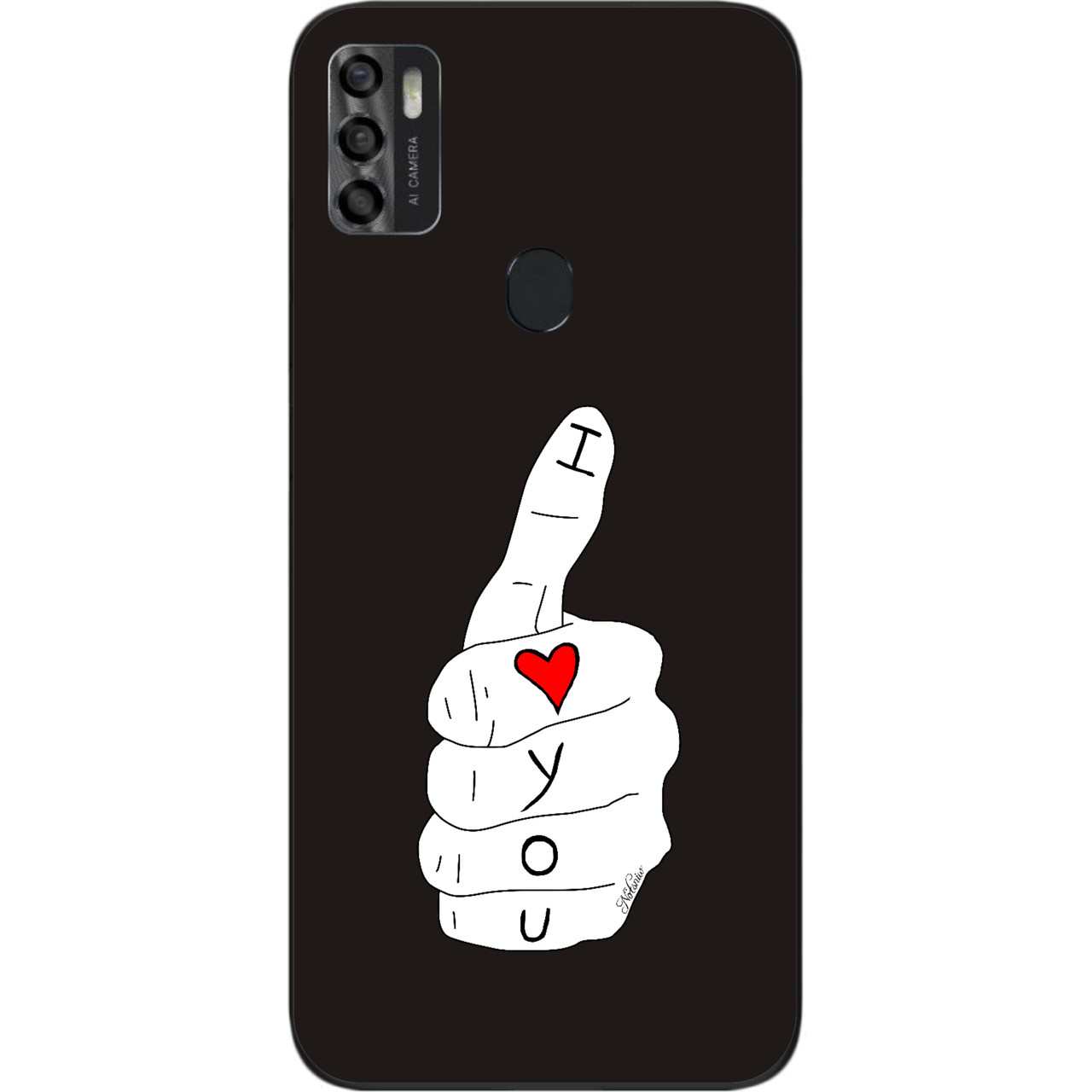 Оригінальний бампер для ZTE Blade A7s 2020 з картинкою Like