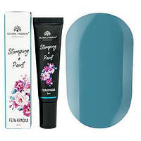 Гель фарба для стемпінгу та розпису GF 8ml №5 (Бірюзова)