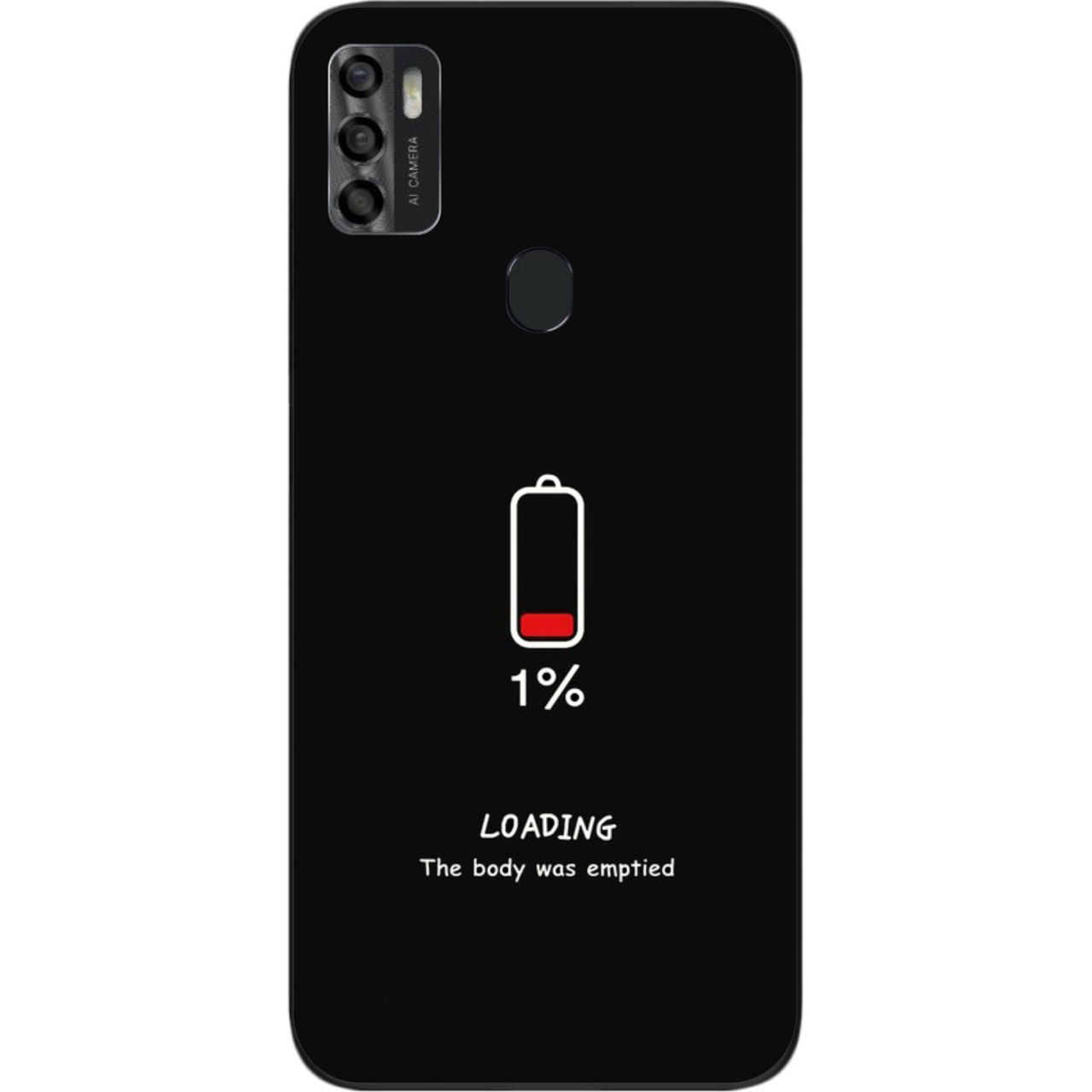 Оригінальний чохол для ZTE Blade A7s 2020 з картинкою Зарядка
