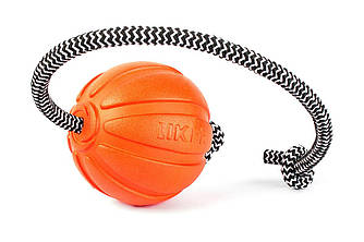 Іграшка для собак Liker Cord (Лайкер Корд) м'яч 7 см, довжина шнура 30см.