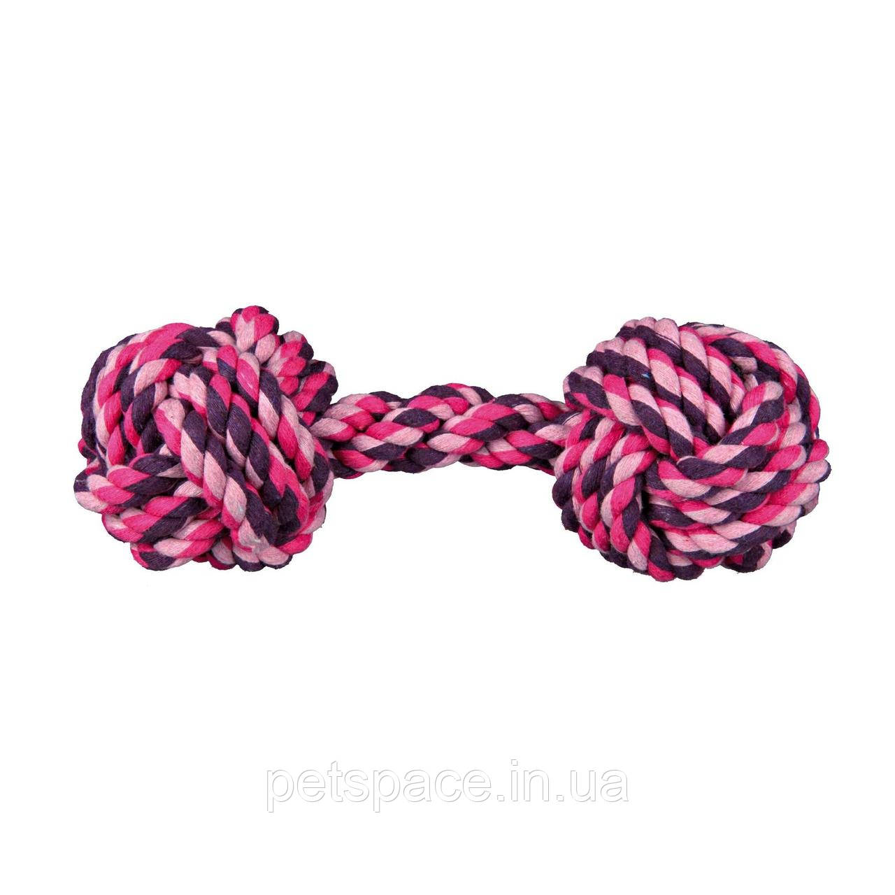 Іграшка для собак Trixie (Тріксі) Гантель-канат 20 см./220 г.