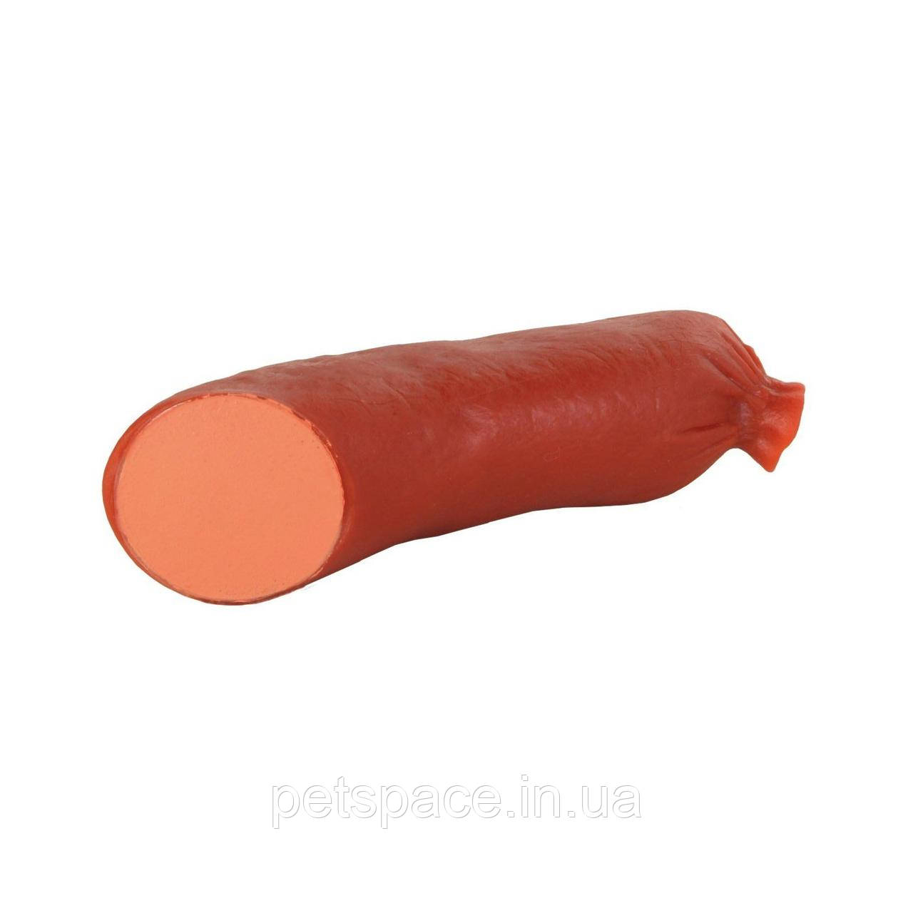 Іграшка для собак Trixie (Тріксі) Сарделька з пискавкою 15см.
