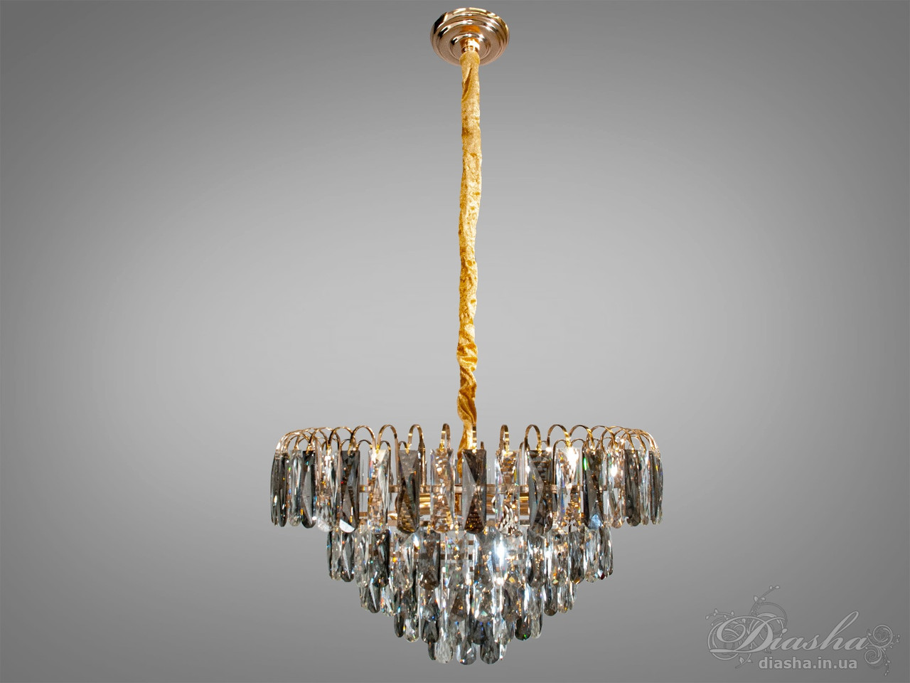 Люстра сучасна класична кришталева Diasha 1045-550G