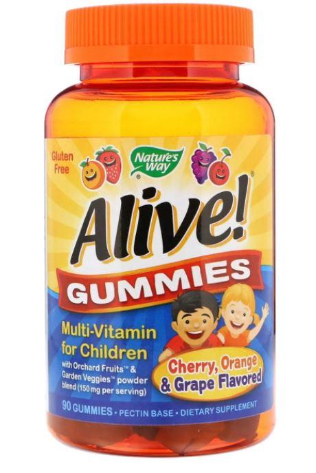 Nature's Way Alive! Gummies Multi-Vitamin for Children, Дитячі вітаміни (90 шт.)