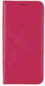 Чохол-книжка Business Leather для Xiaomi Poco M3 / Redmi 9T (червоний)
