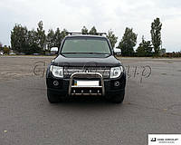 Защита переднего бампера - Кенгурятник Mitsubishi Pajero Wagon 4 (06+)