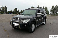 Защита переднего бампера - Кенгурятник Mitsubishi Pajero Wagon 4 (06+)