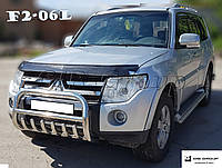 Защита переднего бампера - Кенгурятник Mitsubishi Pajero Wagon 4 (06+)