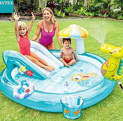 Ігровой центр басейн Intex 57165 на 160 л з гіркою