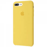 Чехол Silicone Case для iPhone 7+ / 8+ Yellow (силиконовый чехол желтый силикон кейс на айфон 7+/8+ плюс)