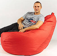 Крісло мішок пуфик груша Червоне XХL 150х100 см з внутрішнім чохлом