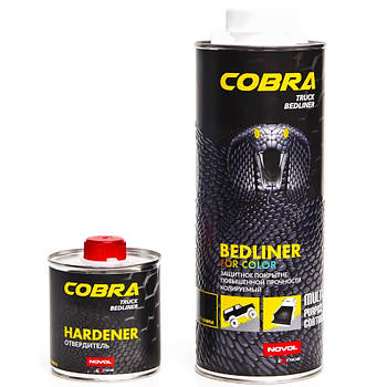 Антигравійне покриття Novol COBRA Truck Bedliner HS 0.6 л безбарвний