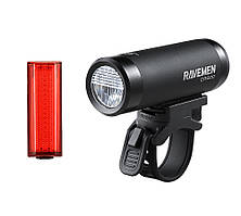 Світло переднє і заднє Ravemen CR500 + TR20 USB (LS-CT01) комплект