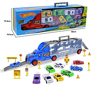 Машина трейлер. Набор игрушечных машинок.Набор детских машинок.