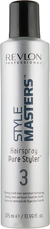 Лак для волосся неаерозольний сильної фіксації Revlon Professional Style Masters Hairspray Pure Styler 3, 325 мл