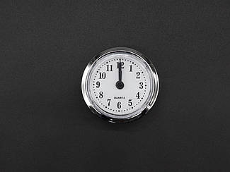 Механізми годинникові для виготовлення настінних годинників 48 мм безшумні, хорошої якості срібного кольору