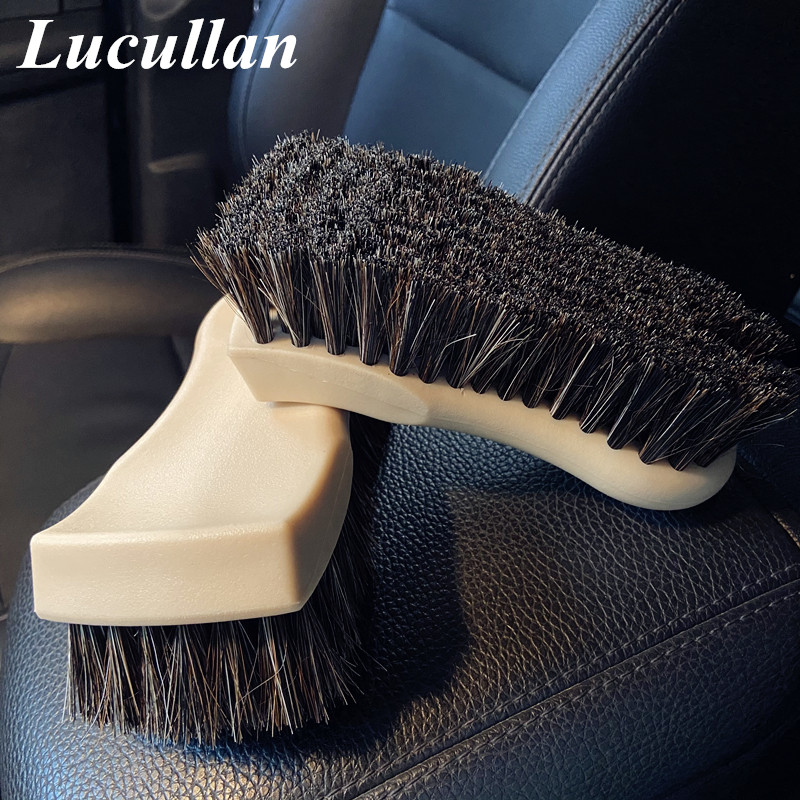 Щетка с щетиной из конского волоса для очистки кожи, цена 402 грн ...