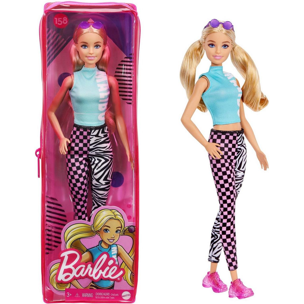 Лялька Barbie Модниця в майці Малібу і легінси GRB50