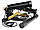 Тренажер міні степпер з еспандером Hop-Sport HS-035S Joy gold золотистий, фото 7
