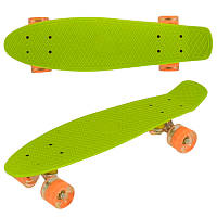 Скейт - Пенни борд 0355 Best Board, Салатовый, свет