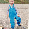 Штани-комбінезон блакитні "Машинка" непромокаючі Impidimpi (Німеччина) р.74 / 80см, фото 2