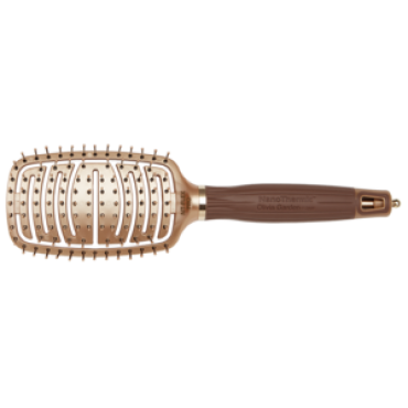 Щітка Olivia Garden Care Flex Nylon Gold&Brown (ID2072), фото 1