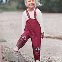 Штани-комбінезон малинові "Веселка" непромокальні Impidimpi (Німеччина) р.74 / 80см