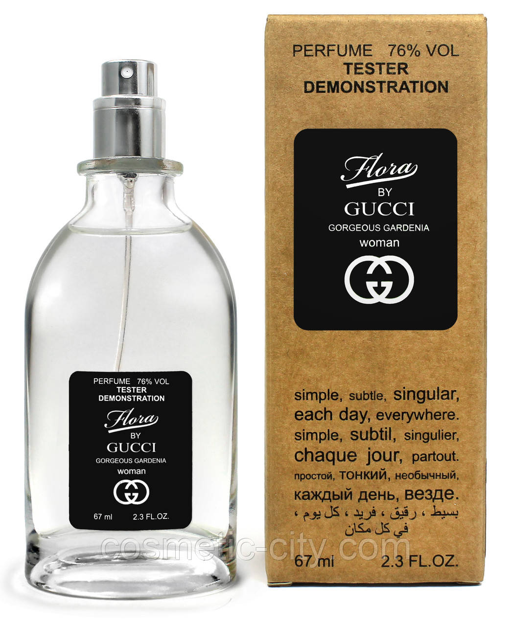 Тестер жіночий Gucci Flora by Gucci Gorgeous Gardenia, 67 мл