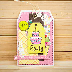 Чіпборд для скрапбукінгу „Cake delicious“ 2, картон, 13х20см, ROSA Talent, фото 3