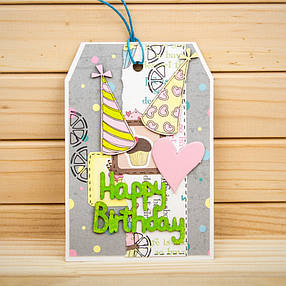 Чіпборд для скрапбукінгу „Cake delicious“ 2, картон, 13х20см, ROSA Talent, фото 2