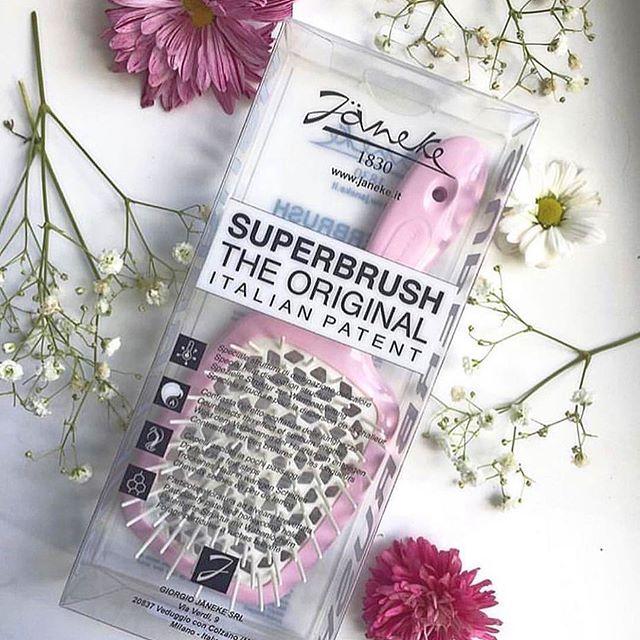 Гребінець Janeke Superbrush With Soft Moulded Tips