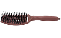 Щетка для волос комбинированная Olivia Garden Finger Brush Combo Medium Chocolate, (OGBFBC-CH)
